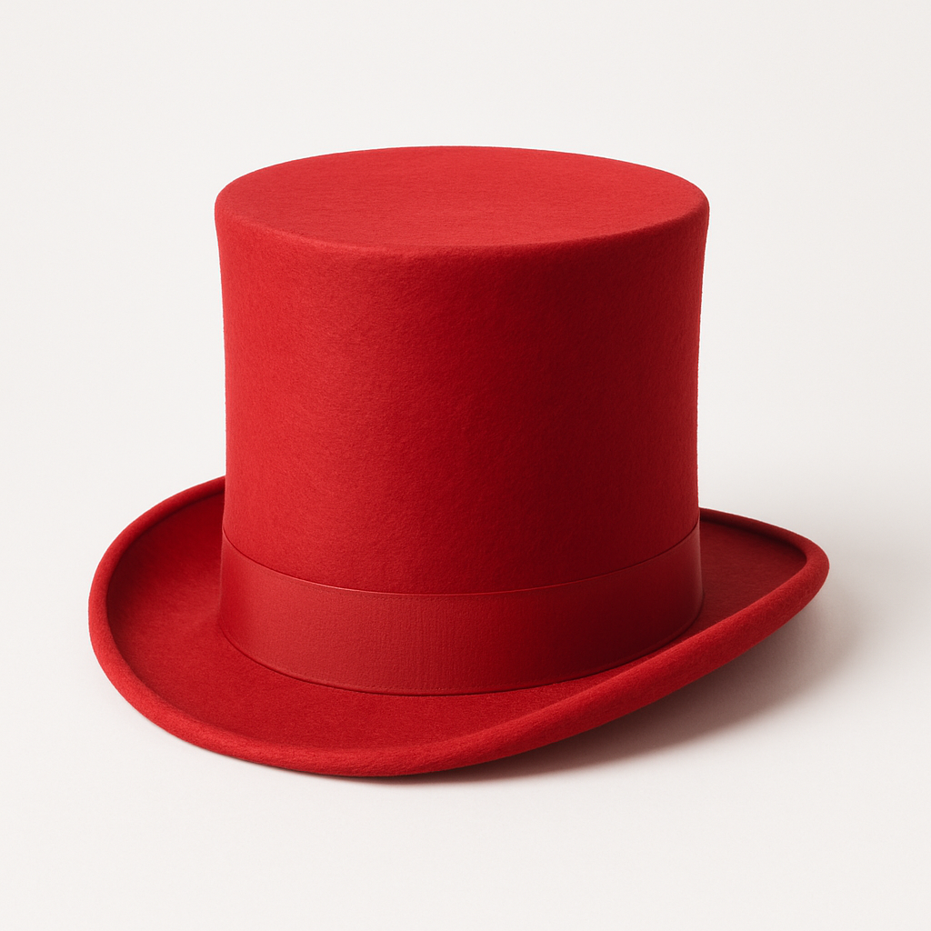 Roter Zylinderhut, Symbol für den roten Hut im Six Thinking Hats Modell.